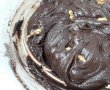 Desert ciocolata de casa cu coacaze si nuci-5