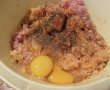 Chiftele de pui si cartofi noi in sos de rosii la cuptor-0