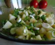Salata de cartofi, cu ceapa verde si maioneza-5