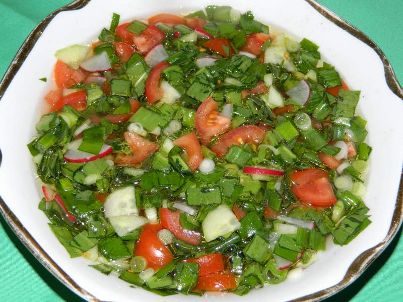 Salata de legume cu leurda