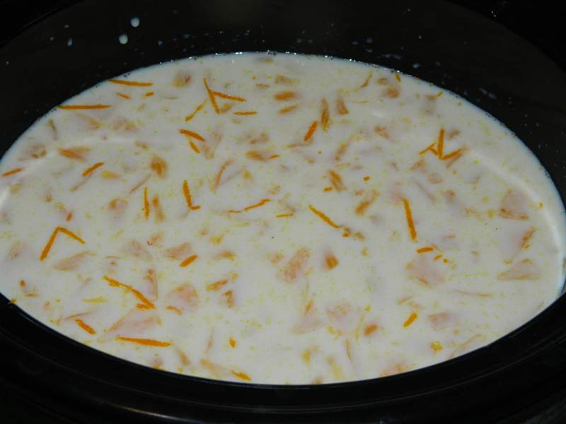 Orez cu lapte si portocale la slow cooker Crock-Pot