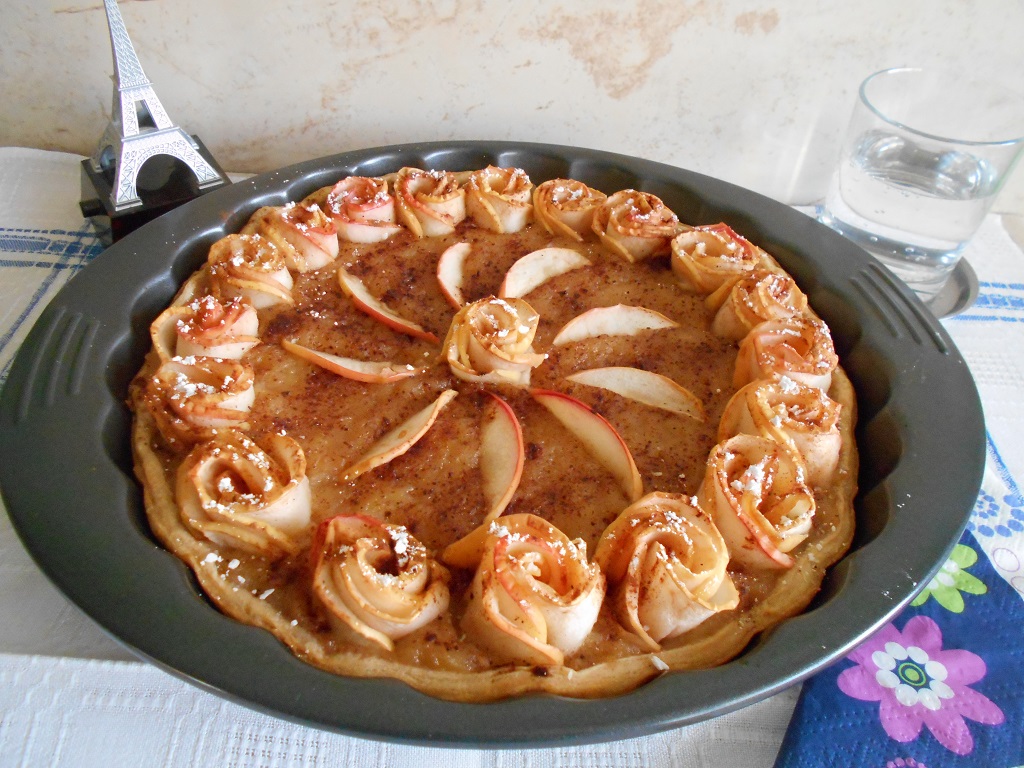 Desert tarta normanda cu mere