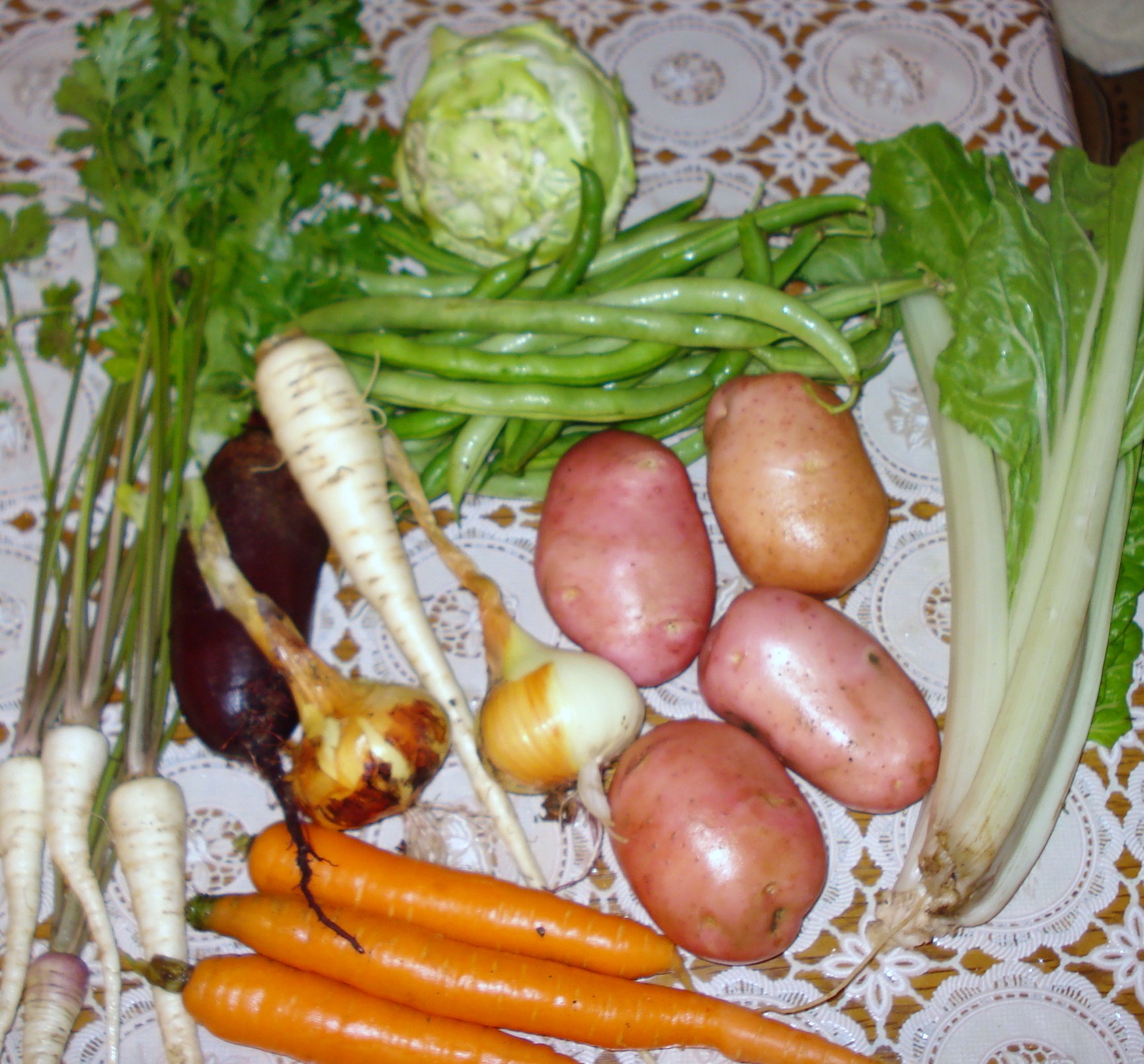 Ciorbita de legume cu scarita afumata