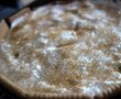 Cheesecake cu piure de kaki si bucati de kiwi, cu crusta crocanta de nuci caramelizate-10