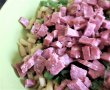 Salata de fasole verde cu salam si iaurt-4