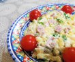 Salata de fasole verde cu salam si iaurt-9