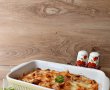 Tagliatelle cu sos de rosii si muschiulet de porc, gratinate-7