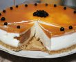 Desert cheesecake cu jeleu de caise-13