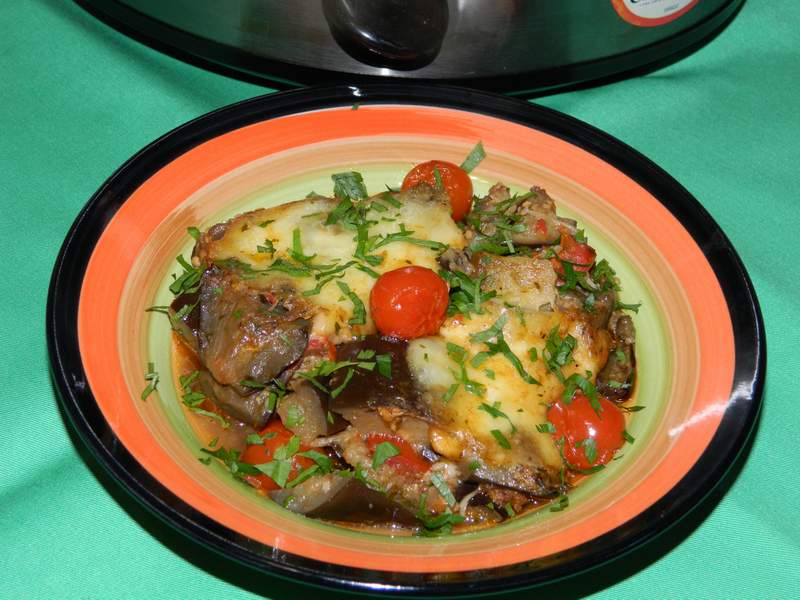 Mancare de vinete bulgareasca la slow cooker Crock-Pot