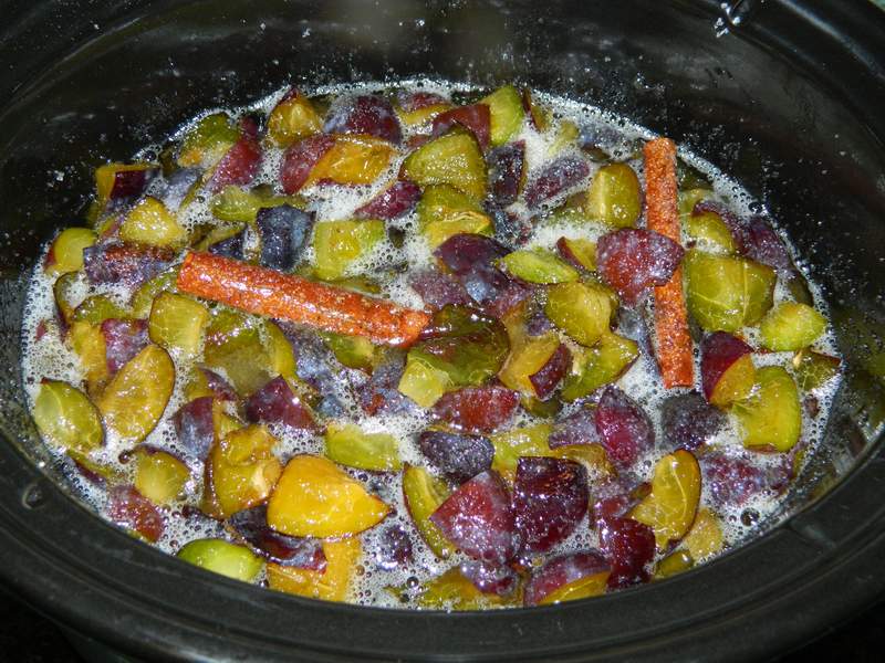 Dulceata de prune la slow cooker Crock-Pot