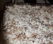 Desert prajitura turnata cu branza si stafide-11
