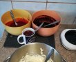 Desert tort cu crema de mascarpone si fructe de padure-6