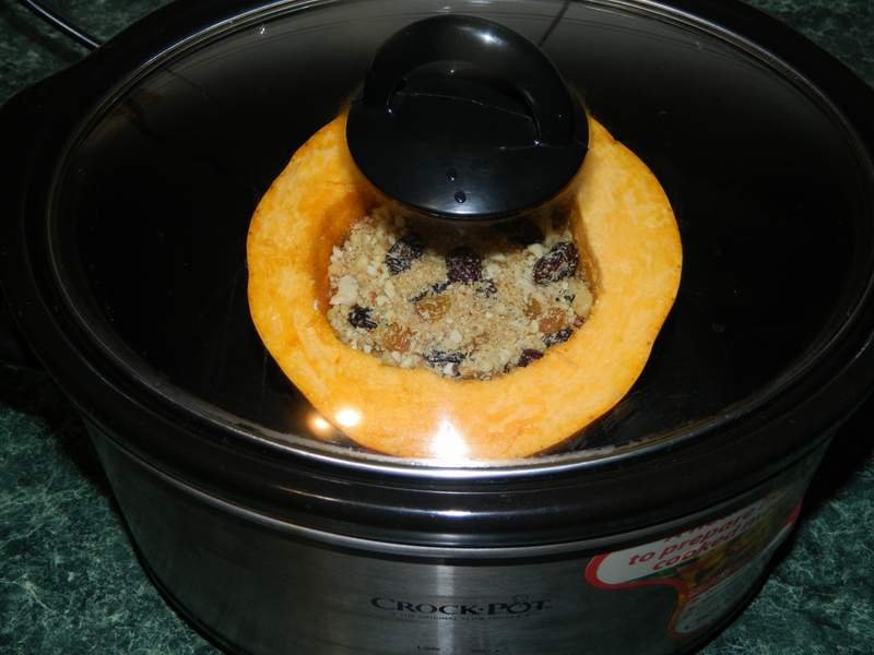 Dovleac umplut copt la slow cooker Crock-Pot