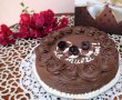 Desert tort cu ciocolata si crema de vanilie-6