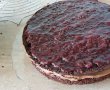Desert tort cu crema de ciocolata si gem de zmeura - reteta nr. 900-10