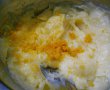 Desert prajitura cu blat din albusuri si crema de portocale-4