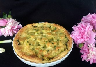 Tarta cu spanac si cartofi