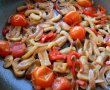 Spaghete cu ciuperci, in sos de usturoi-9