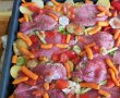 Friptura cu pulpa de porc, cartofi si morcovi-3