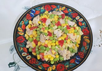 Salata de vita cu porumb, fara maioneza