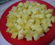 Salata de cartofi, cu ardei copti si salata verde creata-2
