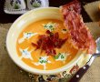 Supa crema de legume cu bacon crocant-4