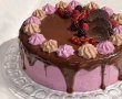 Desert tort sah cu ciocolata, mure și mascarpone-0
