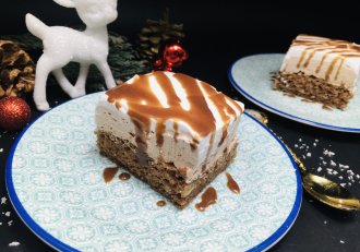 Desert prajitura Noapte de iarna cu caramel