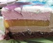 Desert tort cu ciocolata, zmeura si jeleu de piersici (Elsa si Ana)-24