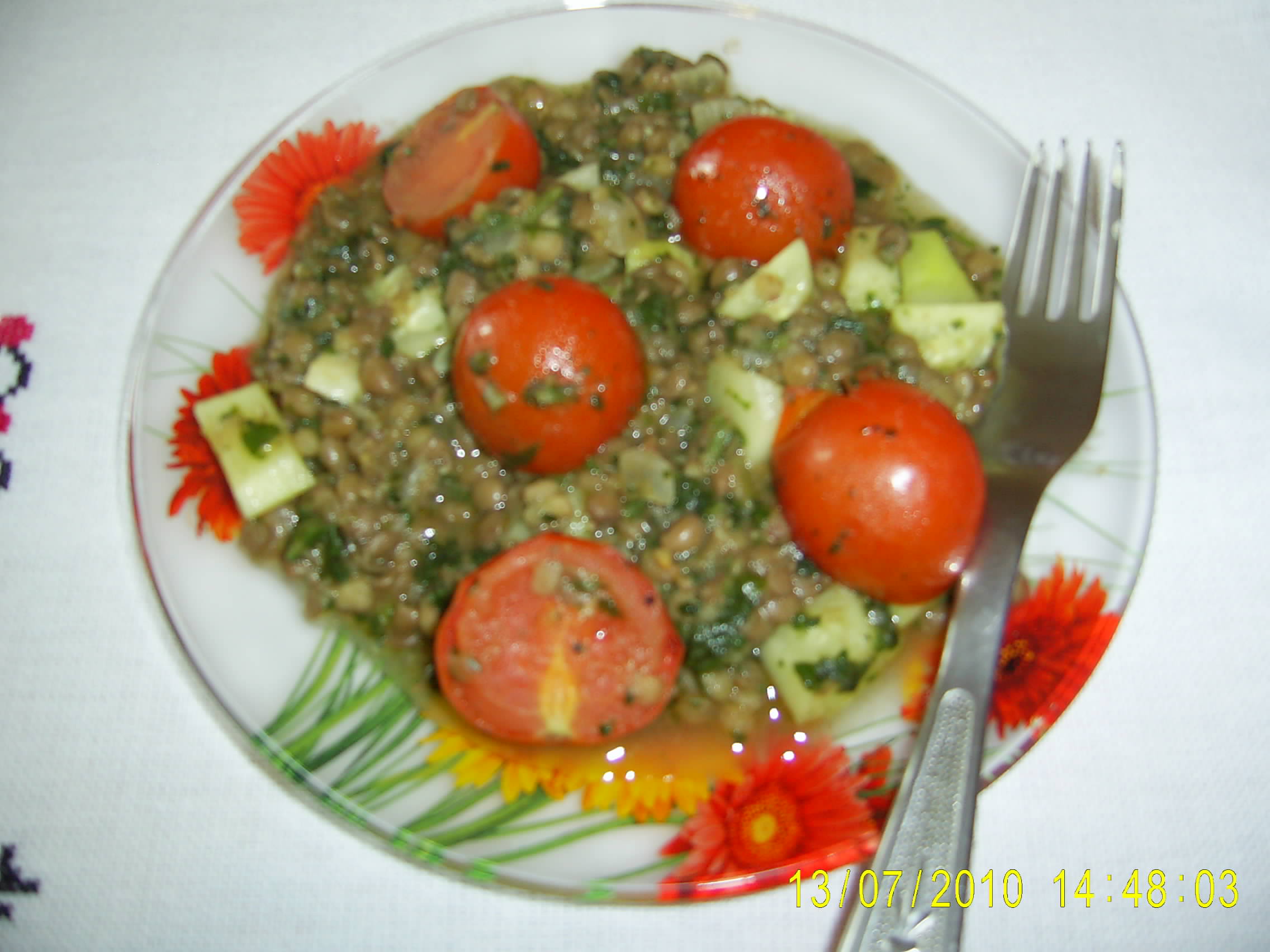 Salata de linte cu dovleac