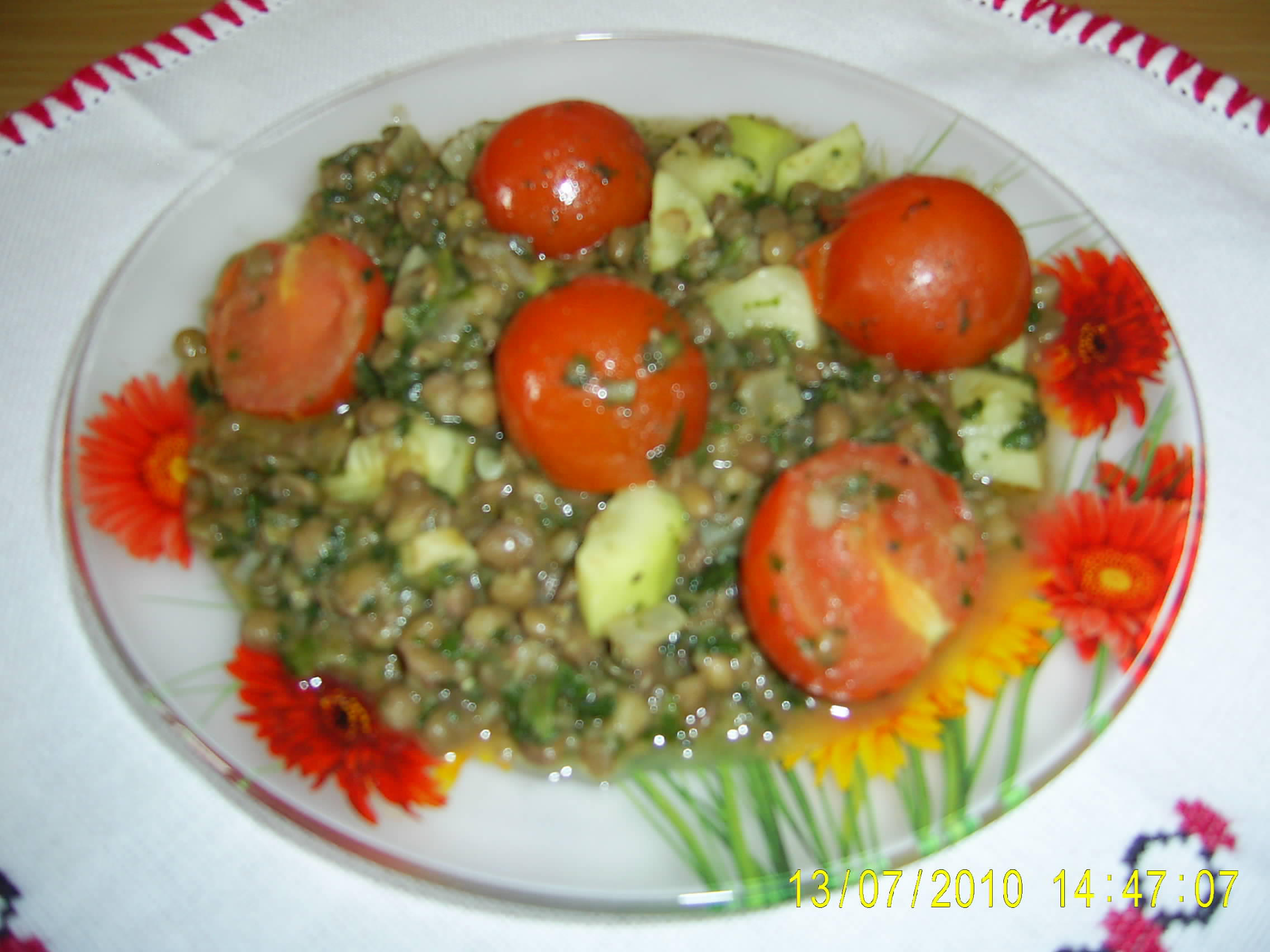 Salata de linte cu dovleac