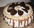Desert tort clasic cu crema de vanilie si de ciocolata-6