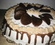 Desert tort clasic cu crema de vanilie si de ciocolata-7