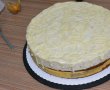 Desert tort cu macha, mousse de mango si crema de ciocolata alba cu pere-7