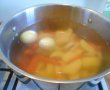 Supa de cartofi, cu zdrente de oua-3