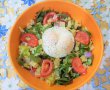 Salata cu oua, cascaval si frunze verzi-12