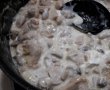 Ciulama de pui cu ciuperci si mamaliga-10