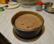 Desert tort cu crema de ciocolata si lapte condensat-5