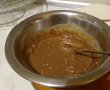 Desert tort cu crema de ciocolata si lapte condensat-8