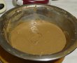 Desert tort cu crema de ciocolata si lapte condensat-9