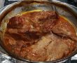 Ceafa de porc la cuptor cu sos de rosii si usturoi-6