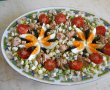 Salata Floare de nufar, cu oua, ton si branza cu mucegai-0