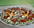 Salata Floare de nufar, cu oua, ton si branza cu mucegai-9