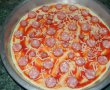 Pizza cu carnati si mozarella-4