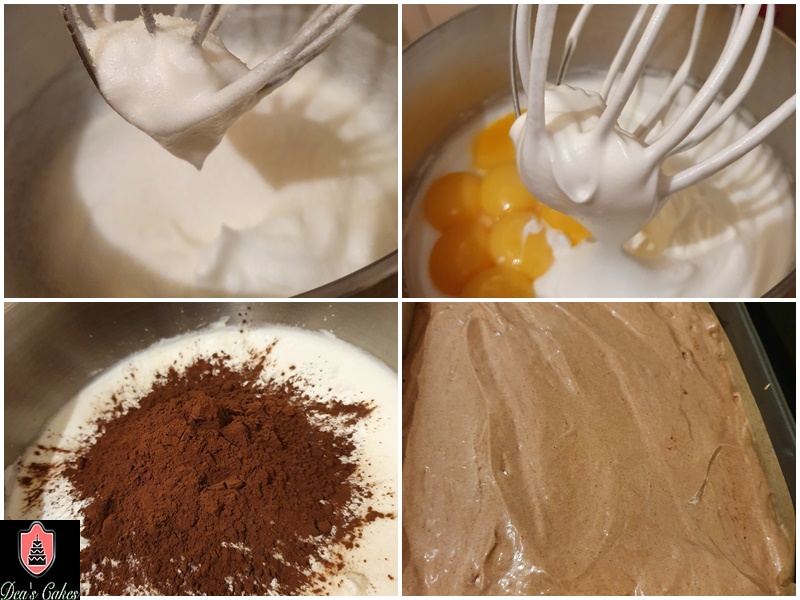 Desert prajitura cu crema de castane