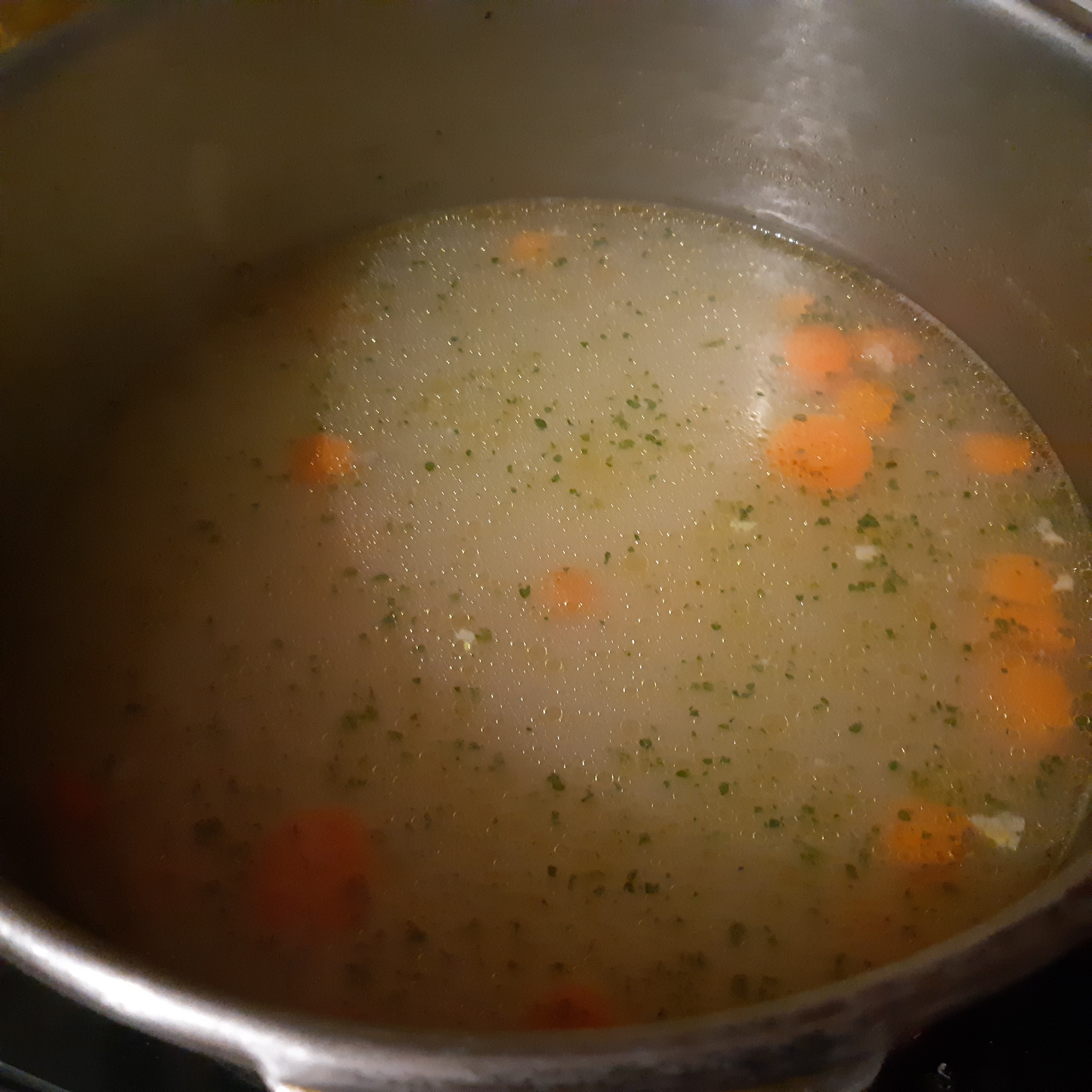 Ciulama din supa de pui cu legume