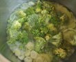 Supa crema de mazare, dovlecel si broccoli-4