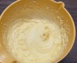 Desert prajitura cu foi, crema de lamaie si jeleu de zmeura-23