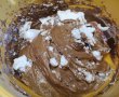 Desert tort cu ciocolata, mure si dantela de ciocolata-3