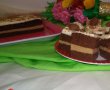Desert prajitura festiva cu ciocolata si vanilie-20